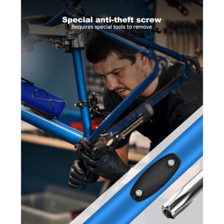 Antivol Vélo Discret Find My: Porte-Bidon GPS Waterproof, Alerte iPhone & Batterie Longue Durée
