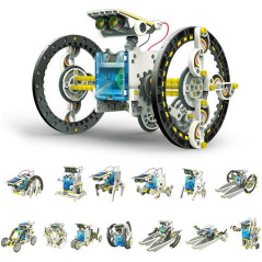 Kit Robot Solaire 14-en-1 : LAventure STEM Commence Ici ! Construis, Joue, Apprends !