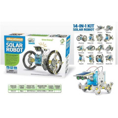 SolarBot.14: Transforming Solar Robot Kit for Kids 10+ STEM Learning