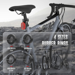 Airtag Bike Mount - Hidden Seatpost Holder for Apple Airtags & Garmin