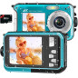 4K Waterproof Camera: 56MP Dual Screen, Autofocus, Perfect for Snorkeling & Family Fun! 4K Waterproof Camera: 56MP Dual Screen, Autofocus, Perfect for Snorkeling & Family Fun!