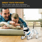 Robot Chien Interactif Intelligent: Commandes Vocales, Programmable, Danse - Le Cadeau Éducatif Parfait! Robot Chien Interactif Intelligent: Commandes Vocales, Programmable, Danse - Le Cadeau Éducatif Parfait!