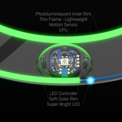 TOSY Flying Ring RGB - Jouet Lumineux Étanche pour Enfants