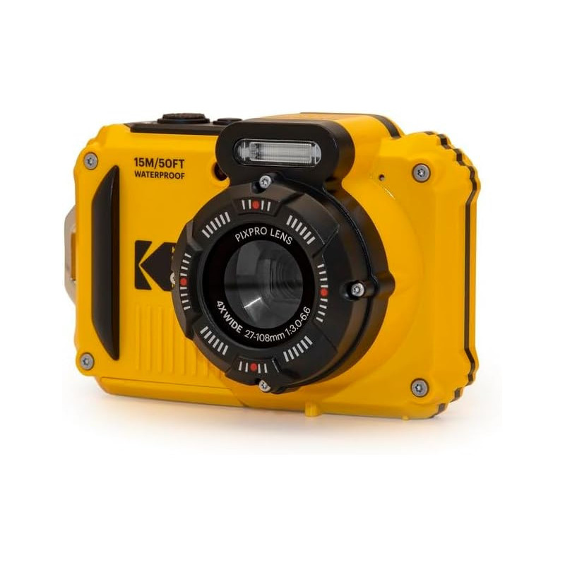 Appareil photo KODAK PIXPRO WPZ2 16MP étanche et robuste jaune