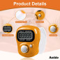 Amble Pack de 12 Compteurs Electroniques LCD: Suivez vos Tours, Points et Marchandises Facilement! Amble Pack de 12 Compteurs Electroniques LCD: Suivez vos Tours, Points et Marchandises Facilement!