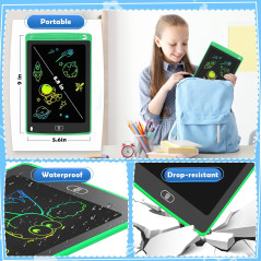 Tablettes dÉcriture LCD Colorées (x4) : Cadeau Idéal pour Enfants Créatifs !