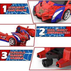 BLUEJAY Transform RC Car 1:18 Scale Remote Control Robot Toy for Boys
