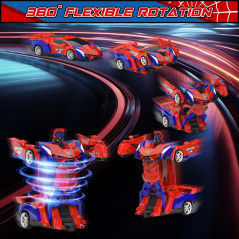 Voiture Télécommandée Transformable BLUEJAY 1:18 Cadeau Garçons