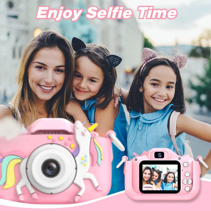 Goopow Appareil Photo Enfant: Photos & Vidéos HD, Housse Mignonne + Carte SD 32Go - Cadeau Parfait! Goopow Appareil Photo Enfant: Photos & Vidéos HD, Housse Mignonne + Carte SD 32Go - Cadeau Parfait!