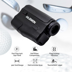 Golf Laser Rangefinder 900Y Fast Focus with Slope & Vibration Mode