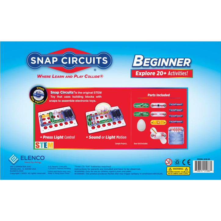 Snap Circuits Débutant: Lélectronique facile et amusante pour les enfants (5-9 ans) Snap Circuits Débutant: Lélectronique facile et amusante pour les enfants (5-9 ans)