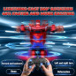 Voiture Robot Transformable Araignée Télécommandée - Lumières LED & Rotation 360° - Le Cadeau Parfait pour Enfant!