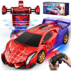Voiture RC Spider Transform avec Lumières, Télécommande 2.4GHz