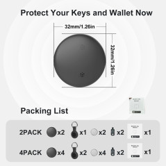 VODESON Tracker 2025 IP67 Étanche - Localisateur Android 350ft