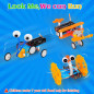 STEM Robotics Kit: Build 6 Motorized Models! Science & Engineering Toy Gift for Kids Ages 6-12