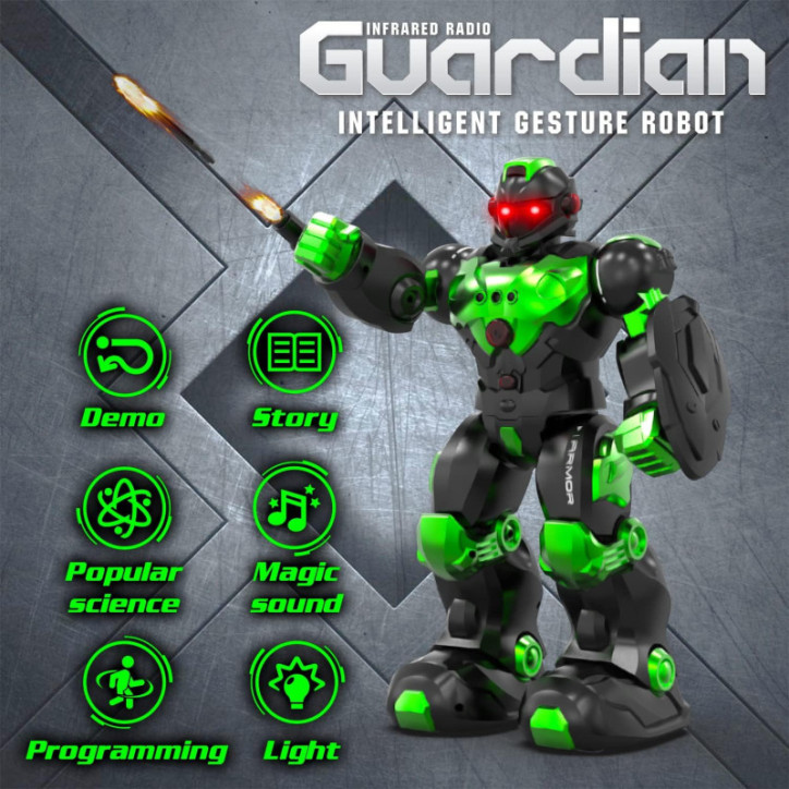 STEMTRON Robot Toy: Programmable, Gesture Control, Singing & Dancing Fun! (Green) STEMTRON Robot Toy: Programmable, Gesture Control, Singing & Dancing Fun! (Green)