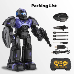 Smart Programmable RC Robot Toy for Kids Ages 3-12 with Remote Control