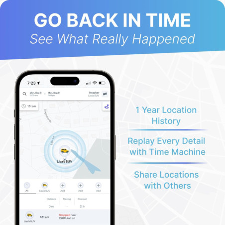 Spytec GPS Tracker: Mini, Magnetic, Weatherproof - Real-Time Tracking for Vehicles, Kids, & Valuables - Made in USA