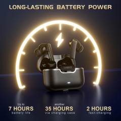 Écouteurs Gaming IAMJOY 35h, ANC, Latence 20ms, Multi-Compatibles