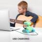 Rechargeable RC Robot Toy for Kids - Dancing, Music, & LED Eyes! Fun Remote Control Robot (Green & Blue) Rechargeable RC Robot Toy for Kids - Dancing, Music, & LED Eyes! Fun Remote Control Robot (Green & Blue)