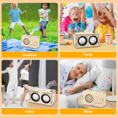 DIY STEM Electronics Kit for Boys & Girls Ages 8-14 – Bluetooth Speaker & FM Radio