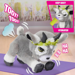 Just Play furReal Daisy The Yoga Goat – 11 Interactive Plush Toy for Kids