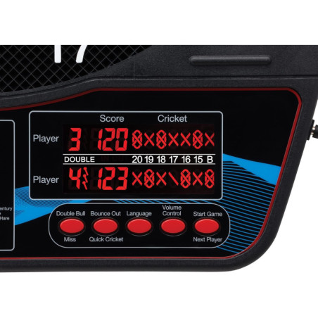 Cible de Fléchettes Électronique Viper Orion: 43 Jeux, Écran LCD Double, Annonces Vocales & Rangement Intégré!