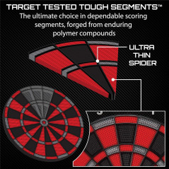 Viper Orion Cible Électronique Dartboard – 43 Jeux, Écran LCD Dual