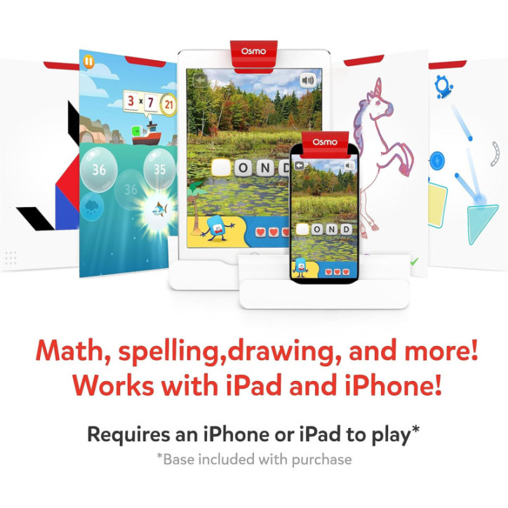 Osmo Genius Starter Kit: Spark STEM Learning Fun for Kids Ages 6-10 (iPad & iPhone Compatible) Osmo Genius Starter Kit: Spark STEM Learning Fun for Kids Ages 6-10 (iPad & iPhone Compatible)