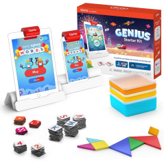 Osmo Genius Starter Kit for iPad & iPhone - 5 STEM Learning Games