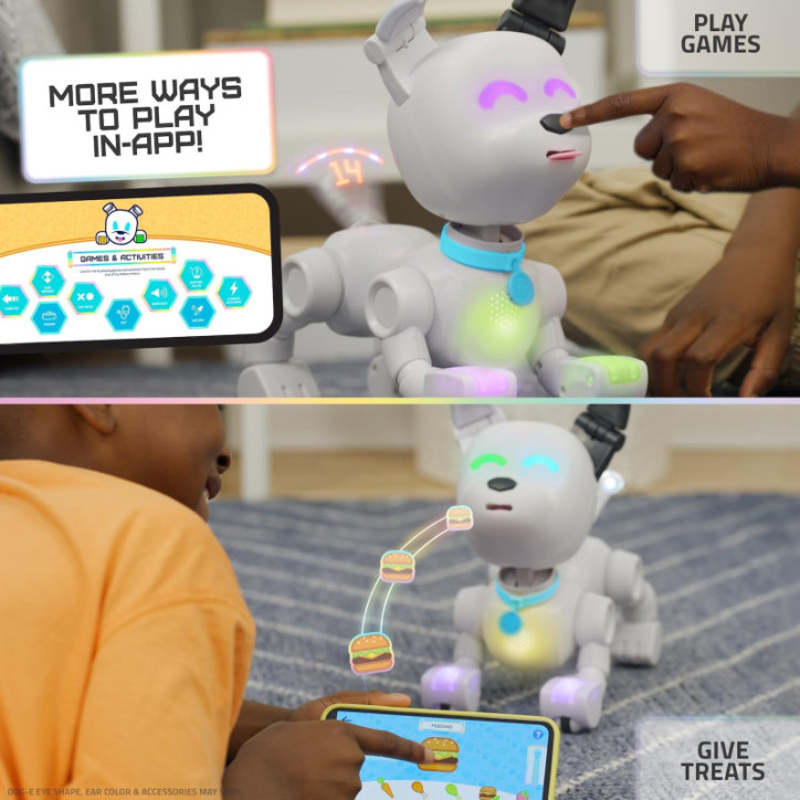 Dog-E: The Interactive Robot Puppy That Grows With Your Child! 200+ Sounds & App Fun Dog-E: The Interactive Robot Puppy That Grows With Your Child! 200+ Sounds & App Fun