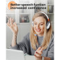 Casque Bluetooth sans fil avec retour auditif - Améliorez langage et attention pour enfants, aide Autism ADHD (Blanc) Casque Bluetooth sans fil avec retour auditif - Améliorez langage et attention pour enfants, aide Autism ADHD (Blanc)