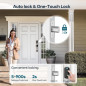Smart Lock Front Door - SMONET Keyless Entry, Fingerprint, Bluetooth, Alexa-Compatible, Black Deadbolt Set Smart Lock Front Door - SMONET Keyless Entry, Fingerprint, Bluetooth, Alexa-Compatible, Black Deadbolt Set