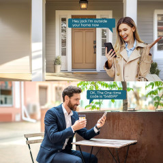 SMONET Smart Lock - Keyless Entry Fingerprint Deadbolt with Alexa Support
