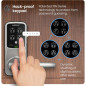 Serrure Intelligente Lockly Secure Pro Wi-Fi : Clavier Numérique, Empreinte 3D, Commande Vocale, Auto-verrouillage Serrure Intelligente Lockly Secure Pro Wi-Fi : Clavier Numérique, Empreinte 3D, Commande Vocale, Auto-verrouillage