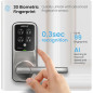 Serrure Intelligente Lockly Secure Pro Wi-Fi : Clavier Numérique, Empreinte 3D, Commande Vocale, Auto-verrouillage Serrure Intelligente Lockly Secure Pro Wi-Fi : Clavier Numérique, Empreinte 3D, Commande Vocale, Auto-verrouillage