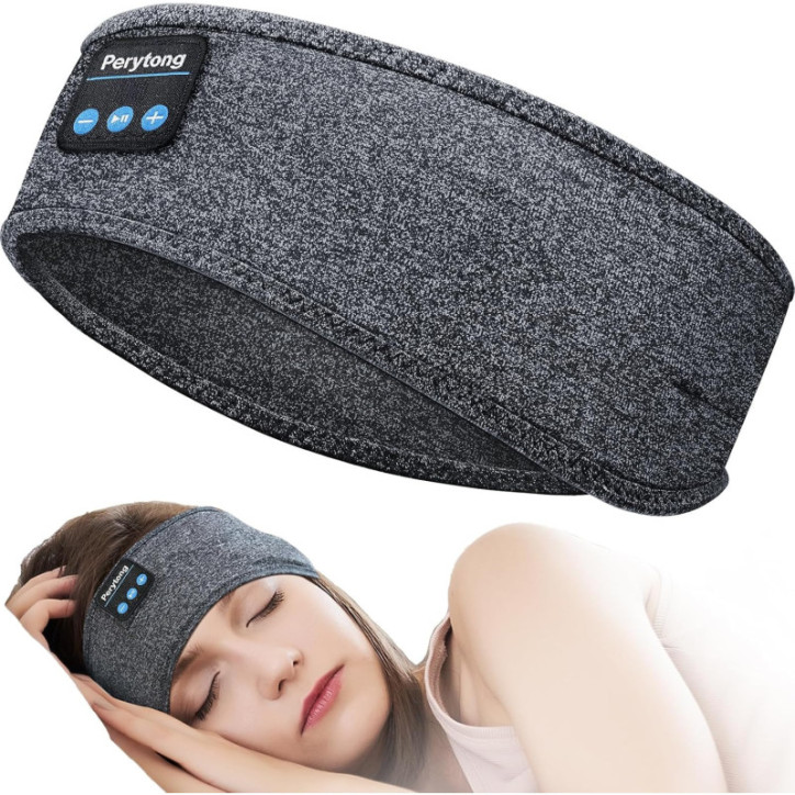 Casque de sommeil Bluetooth Perytong - Bandeau sans fil avec audio HD, idéal pour les sports et le sommeil. Casque de sommeil Bluetooth Perytong - Bandeau sans fil avec audio HD, idéal pour les sports et le sommeil.
