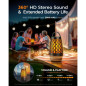 Bluetooth Waterproof Outdoor Speakers with Flame Lights, HD Stereo, Multi-Sync, Portable Gift for Dad & Him Bluetooth Waterproof Outdoor Speakers with Flame Lights, HD Stereo, Multi-Sync, Portable Gift for Dad & Him