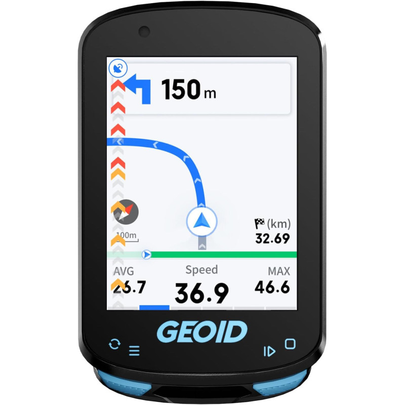 CC600 Color Screen Bike Computer - Wireless GPS, Navigation & Indoor Training