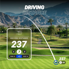 Blue Tees Golf Ringer GPS Range Finder - Touch Screen, Water Resistant