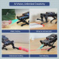 PuppyPi Robot Chien AI avec ChatGPT, Vision, SLAM, Navigation, Kit Pro & RaspberryPi5 8GB