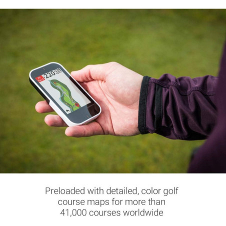 Garmin Approach G80 Premium GPS Golf Handheld with Launch Monitor, 3.5 Touchscreen, Black/White
