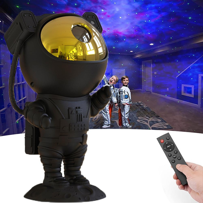 SFOUR Astronaut Galaxy Projector Night Light – Kids & Adult Room Decor