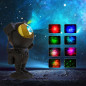 SFOUR Astronaut Galaxy Projector Night Light – Adjustable 360°, Multi-color, Remote & Timer, Bedroom/Party Décor, Gift for All SFOUR Astronaut Galaxy Projector Night Light – Adjustable 360°, Multi-color, Remote & Timer, Bedroom/Party Décor, Gift for All