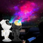 SFOUR Projecteur Galaxie Astronaute : veilleuse ajustable, déco chambre & fête, télécommande, cadeau enfants/adultes SFOUR Projecteur Galaxie Astronaute : veilleuse ajustable, déco chambre & fête, télécommande, cadeau enfants/adultes