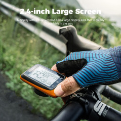 COOSPO Compteur Vélo GPS Sans Fil, Étanche avec Bluetooth