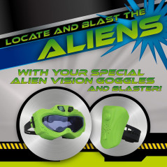 Fotorama Alien Vision Game: Shoot Aliens, Wrist Blaster & Space Goggles
