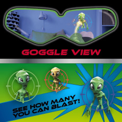 Fotorama Alien Vision Game: Shoot Aliens, Wrist Blaster & Space Goggles