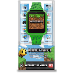Montre Connectée Enfant Minecraft – Écran Tactile, Appareil Photo, Jeux, Alarme, Podomètre, 10 Cadrans, 5.5-8