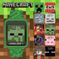 Montre Connectée Enfant Minecraft – Écran Tactile, Appareil Photo, Jeux, Alarme, Podomètre, 10 Cadrans, 5.5-8